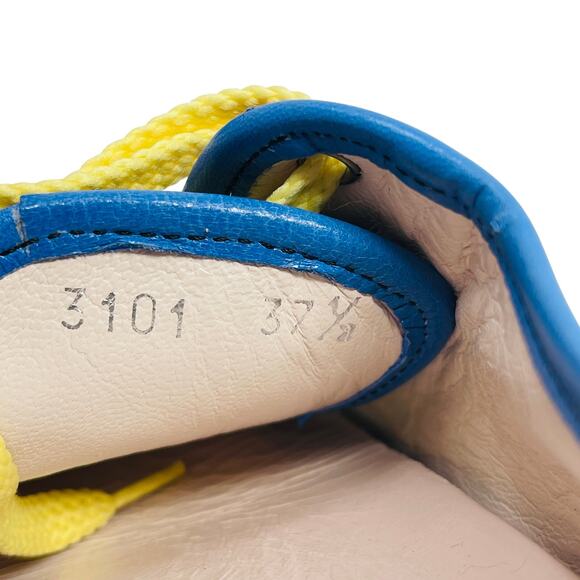 Marc Jacobs Spring 2004 RTW Colorblock Sneakers Size US 7 EU 37.5 NWOB - Picture 8 of 9